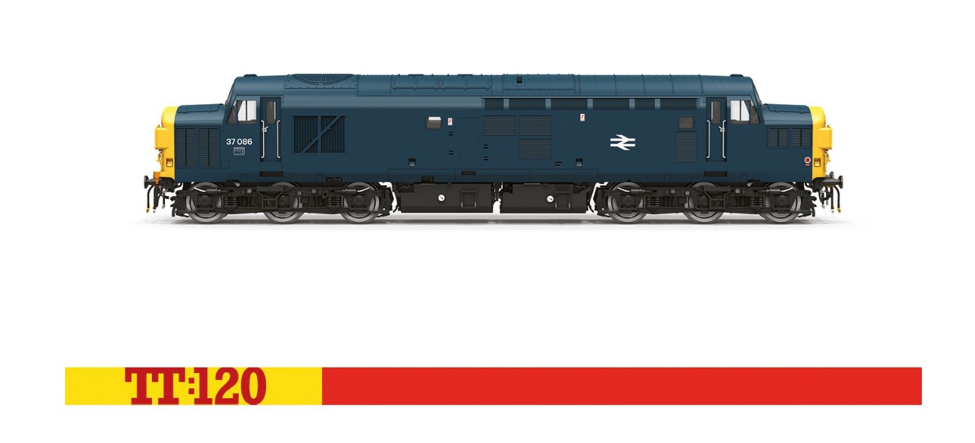 Hornby TT3057M - TT - Diesellok Class 37, BR, Ep. IV